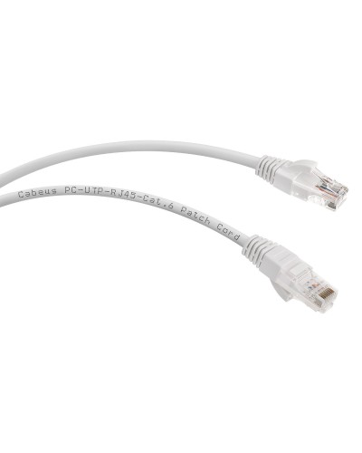 PC-UTP-RJ45-Cat.6-3m (7269c), серый. Патч-корд медный. CABEUS в Каменске-Уральском