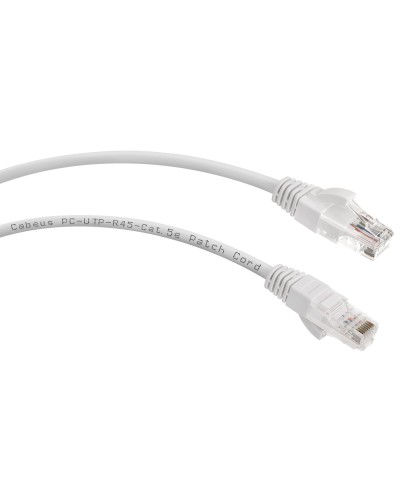 PC-UTP-RJ45-Cat.6-5m-LSZH (8881c), серый. Патч-корд медный. CABEUS в Каменске-Уральском