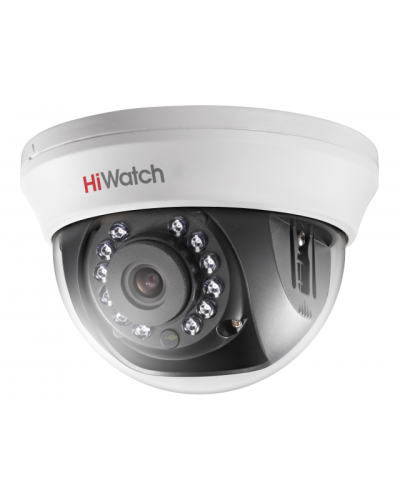 DS-T201(B) (2.8мм). Бюджетная видеокамера мультиформатная купольная. HiWatch в Каменске-Уральском