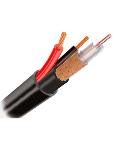 КВК-П 2х0.75 (outdoor) CCA Light. Кабель комбинированный для систем видеонаблюдения. Optimus в Каменске-Уральском