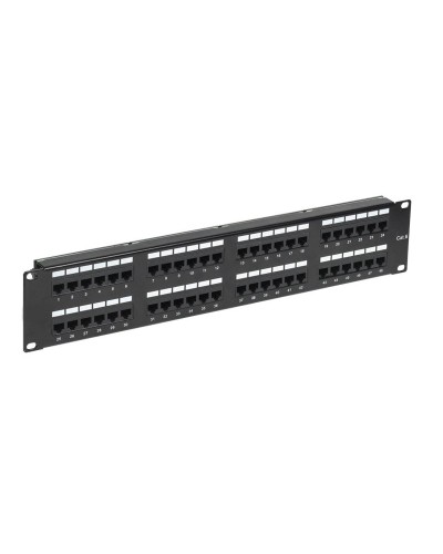 Панель коммутационная с кабельными органайзерами 19", 2U, 48 портов, RJ-45, CAT 6, UTP REXANT PRO (02-0232): Патч-панель 19" в Каменске-Уральском