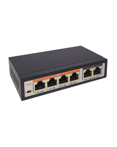 TI-204P, SIP коммутатор. Коммутатор с питанием по PoE. True-IP в Каменске-Уральском
