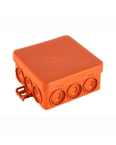 Коробка JBL085 85х85х38, 12 вых., 8P (0,15...2,5мм²) 43355HF: Коробка монтажная, огнестойкая, без галогена в Каменске-Уральском