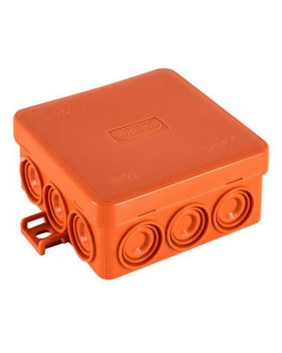 Коробка JBL085 85х85х38, 12 вых., 6P (0,15...2,5мм²) (43255HF): Коробка монтажная, огнестойкая, без галогена в Каменске-Уральском