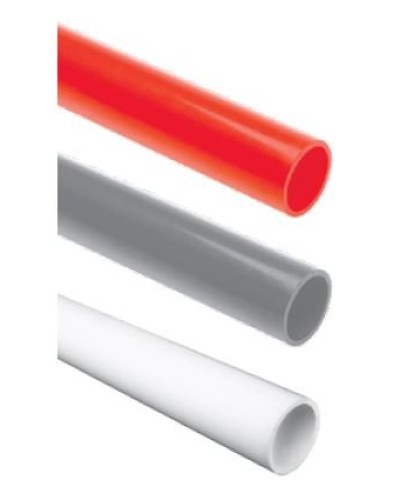 Ecoplast труба ПВХ гладкая, для аспирационной системы, D25, красная (33025-RD). Труба для аспирационной системы. Экопласт в Каменске-Уральском